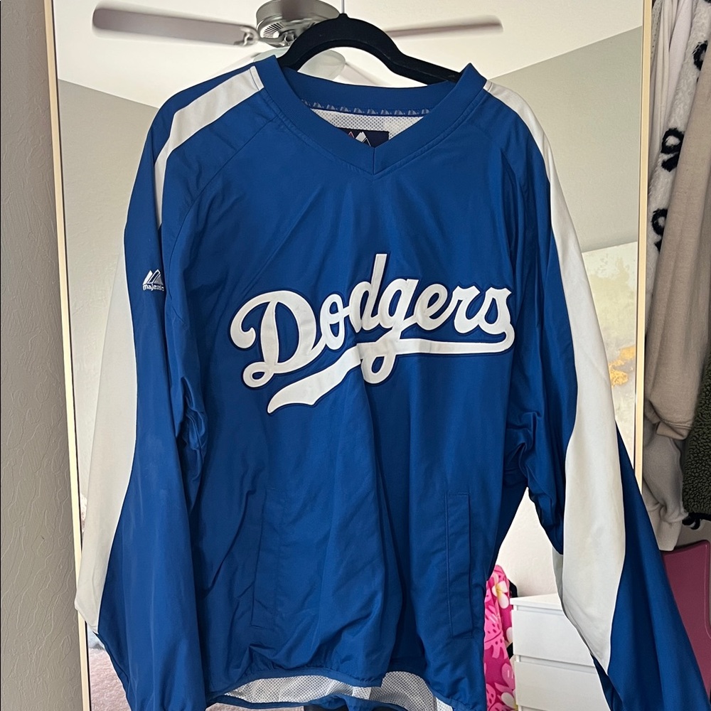 Majestic Blue and White Mesh Jacket